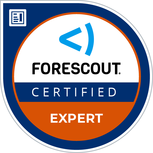 Forescout Certified Engineer badge