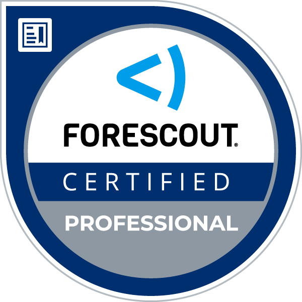 Forescout Certified Professional badge
