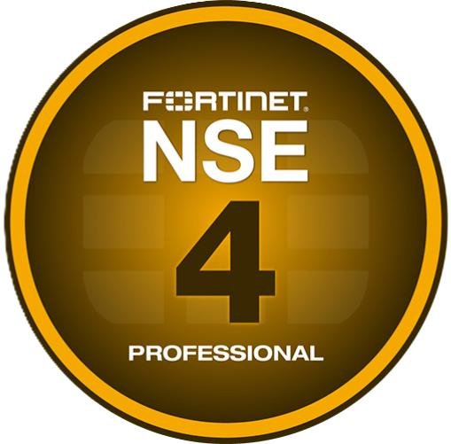 Fortinet NSE 4 badge